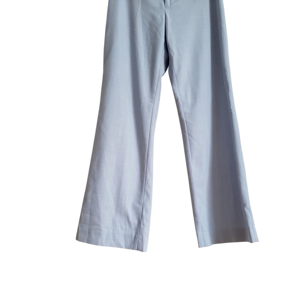 Gap Mid Rise Straight Leg Wool Blend Pants Blue Size 4A - Picture 3 of 8
